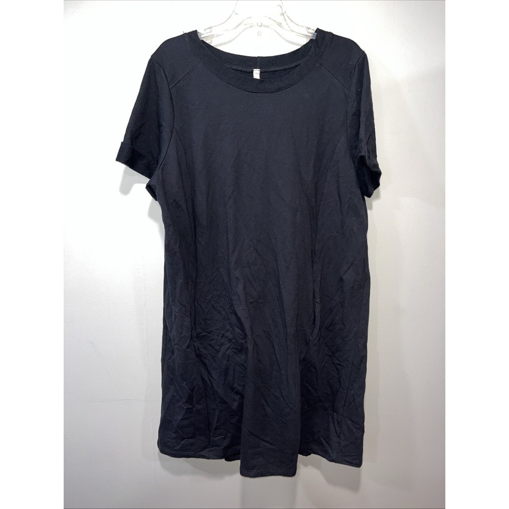 Gilli Women's Plus Size 3X Black Dress Tunic Pockets
